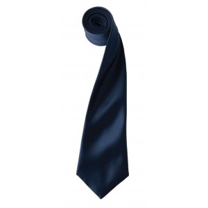 Colours szat�n nyakkend�, Navy