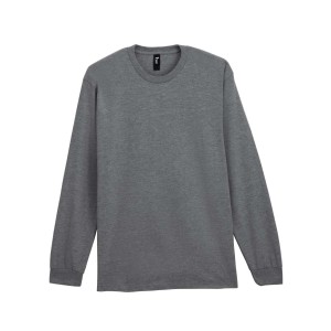 Gildan Hammer f�rfi hossz�ujj� pamut p�l�, Graphite Heather